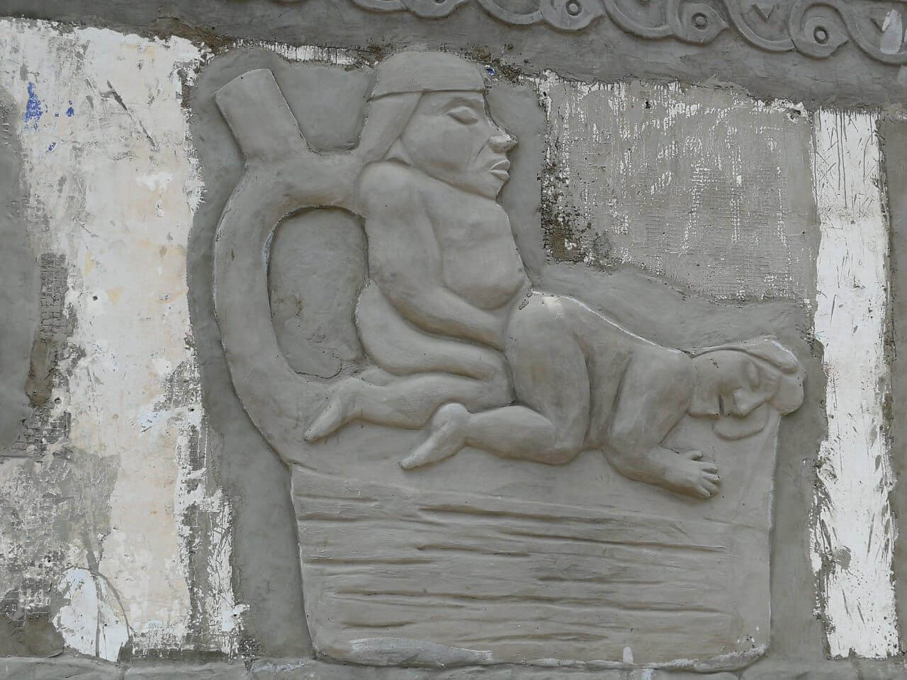 Un curioso mural precolombino causa conmoción en Perú
