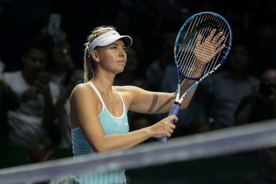 Maria Sharapova clasificó a semifinales del Masters de Singapur. Foto: AFP