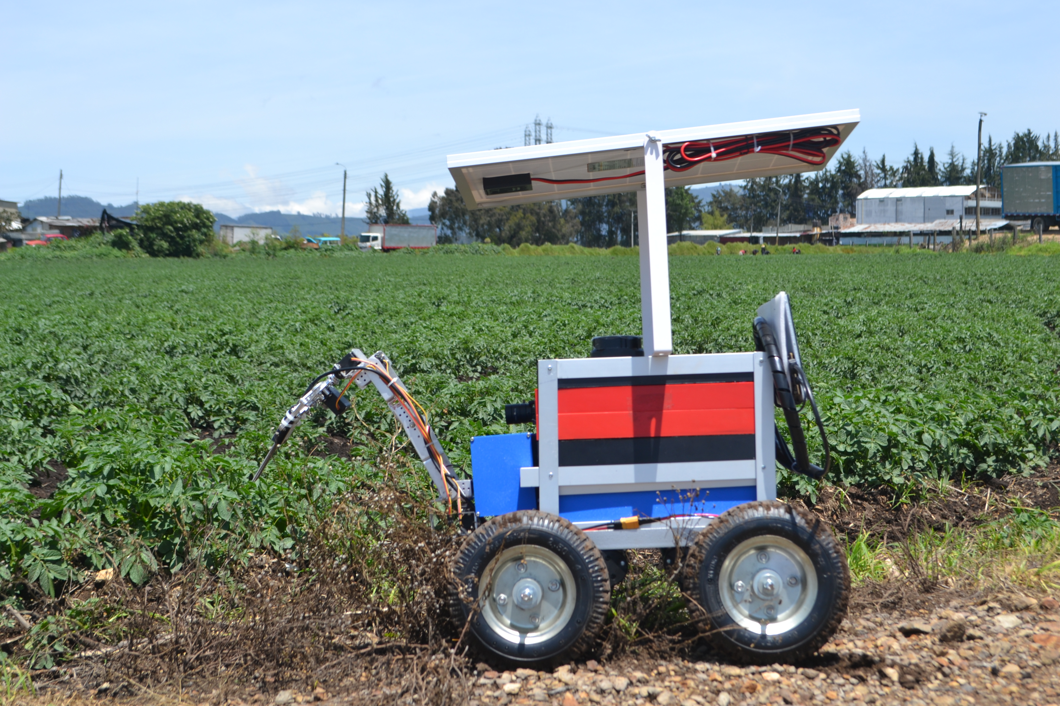 Un robot colombiano busca cambiar la forma en que se cultiva la papa