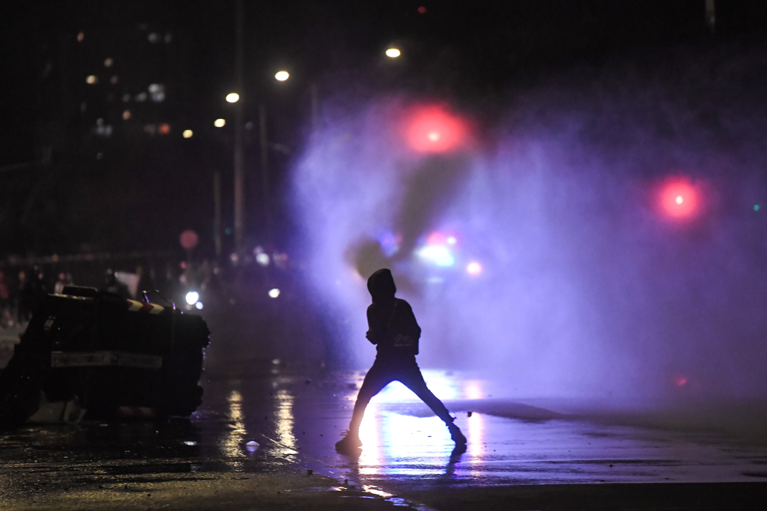 Disturbios en Suba durante paro Nacional