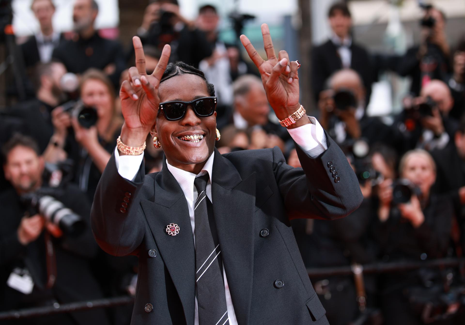 CANNES (France), 19/05/2025.- ASAp Rocky attends the premiere of 'Highest 2 Lowest' during the 78th annual Cannes Film Festival, in Cannes, France, 19 May 2025. The film festival runs from 13 to 24 May 2025. (Cine, Francia) EFE/EPA/CLEMENS BILAN