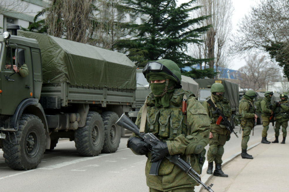 Así es la toma de control en Crimea