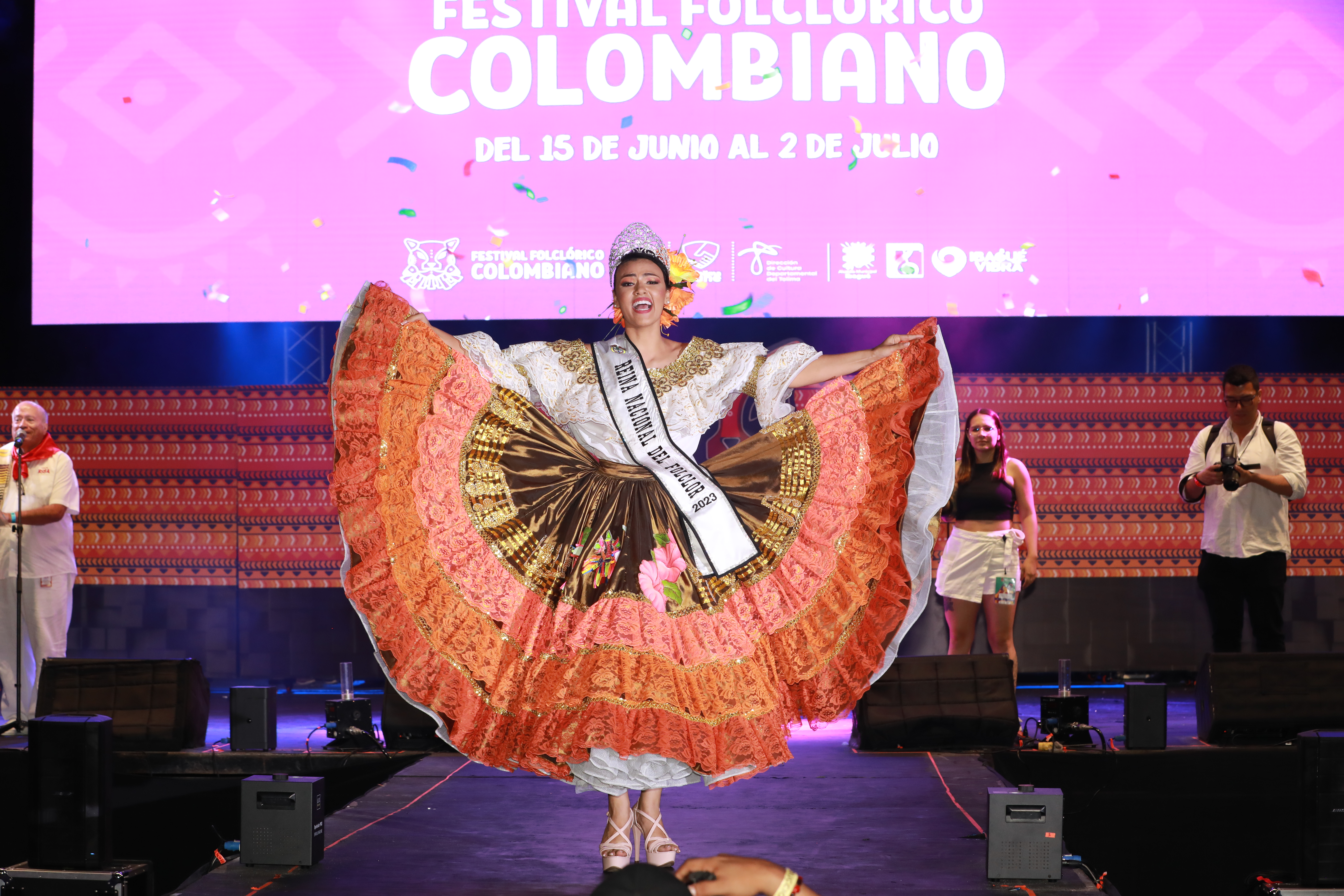 La señorita Tolima es la nueva Reina Nacional del folclor 2023