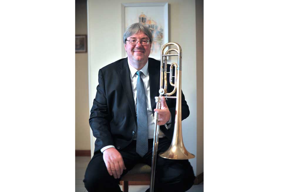 Un trombón búlgaro en la Filarmónica