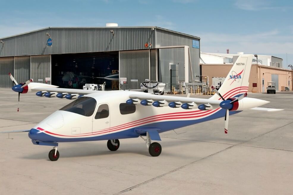 La Nasa presenta las imágenes de su primer avión totalmente eléctrico