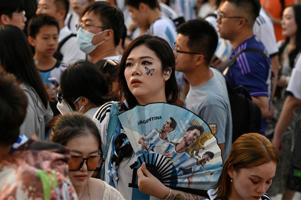 Messi en China.