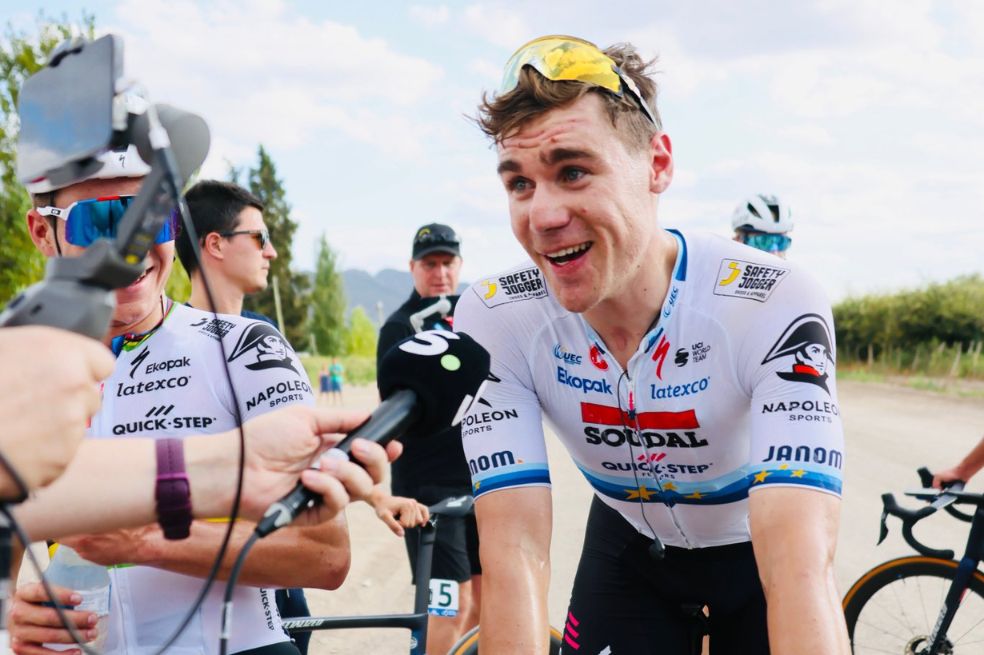 San Juan: Gaviria perdió el pulso con Jakobsen en el esprint final de la segunda etapa