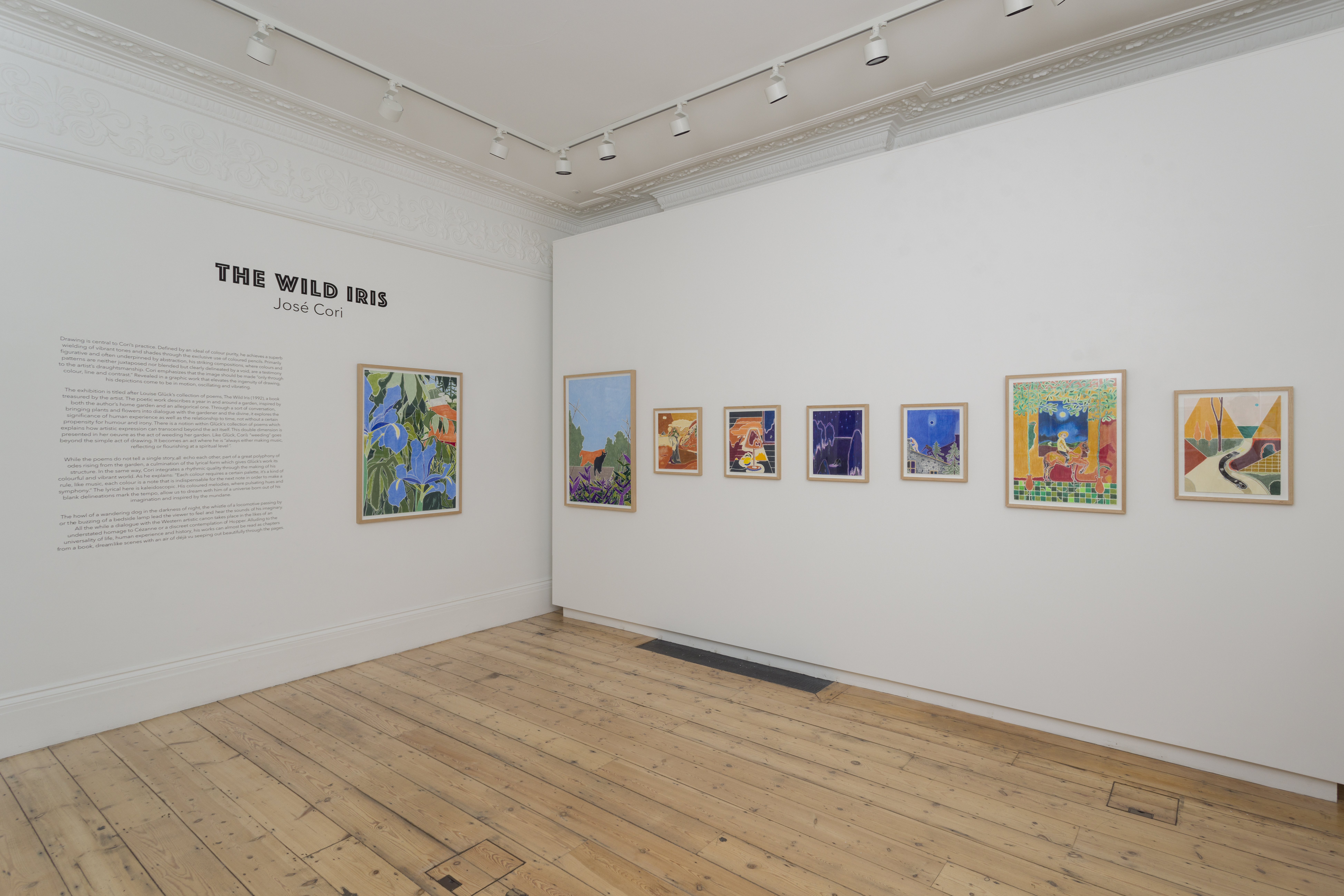“The wild iris”, exposición de José Cori que se presentó en Casa AmaCord.