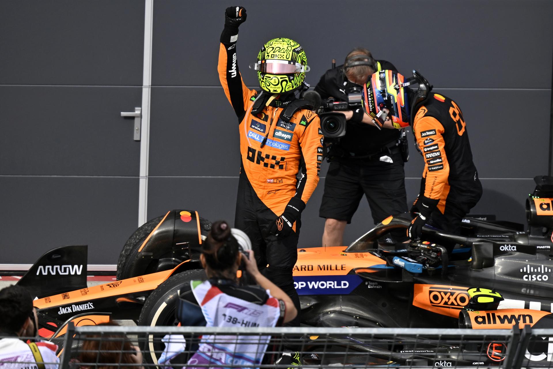 Fórmula 1: Norris apretó la pelea por el título con su triunfo en el GP de Hungría