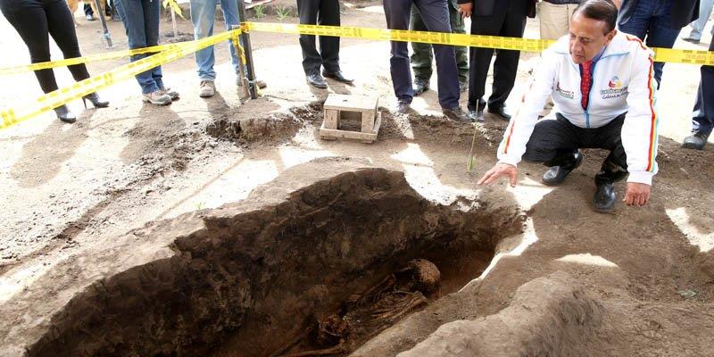 Gobernador de Cundinamarca visitó hallazgo arqueológico más grande de Colombia