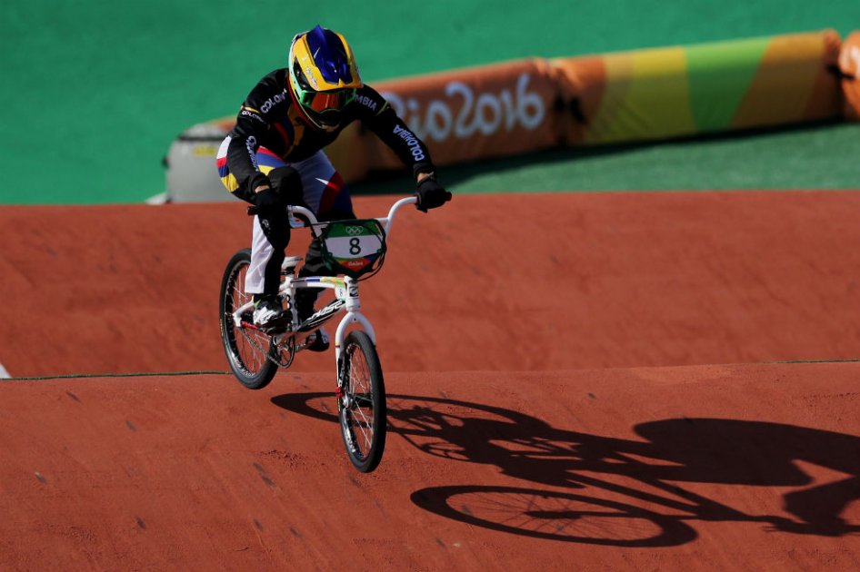 Carlos Alberto Ramírez clasificó a la final del BMX olímpico
