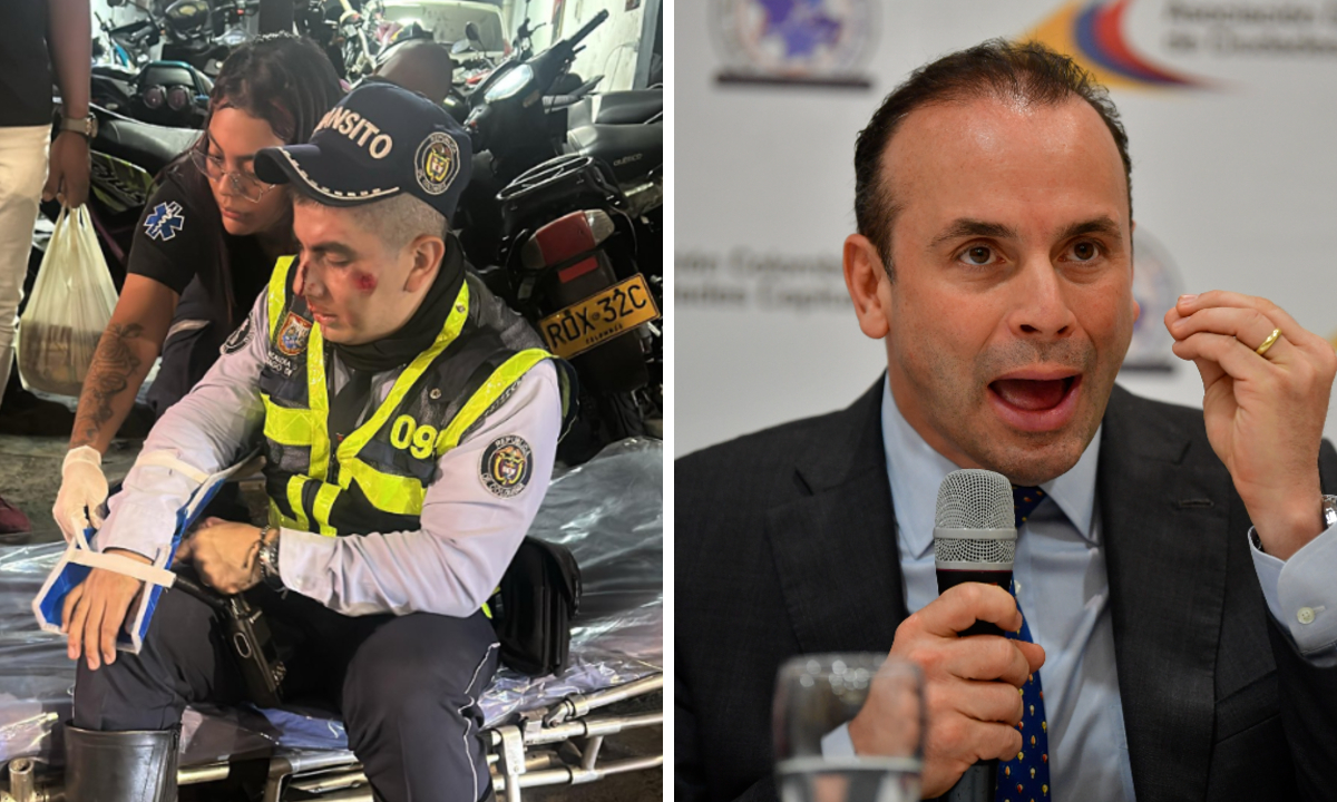 Motociclista agredió a dos agentes de tránsito en Cali: alcalde se pronunció