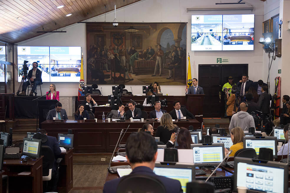 Concejo de Bogotá le cumplió a la ciudad