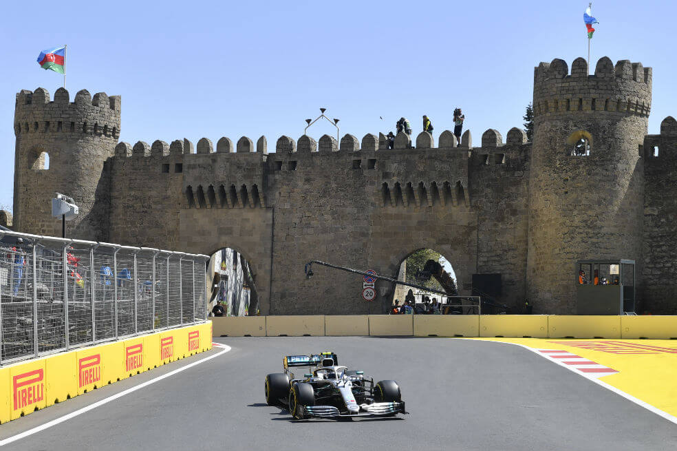 Valtteri Bottas saldrá primero en el GP de Azerbaiyán