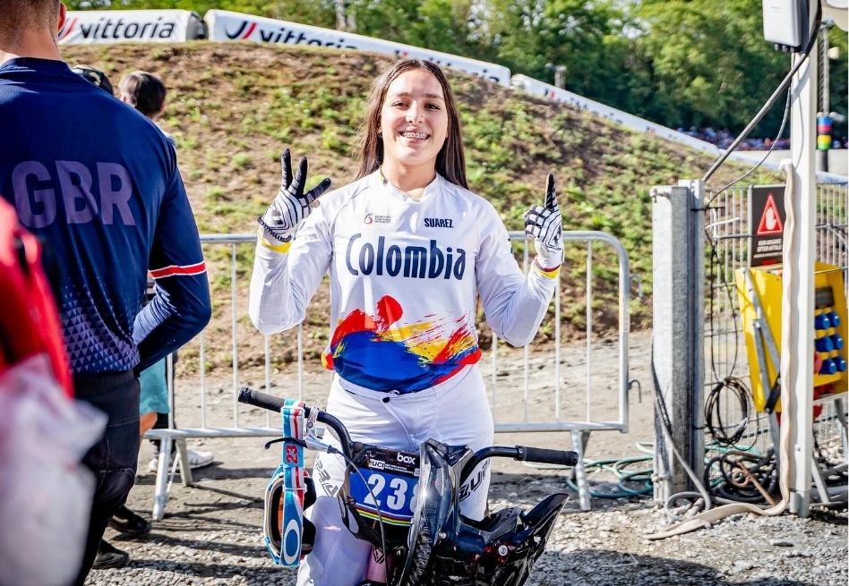 La chispa dorada del BMX colombiano