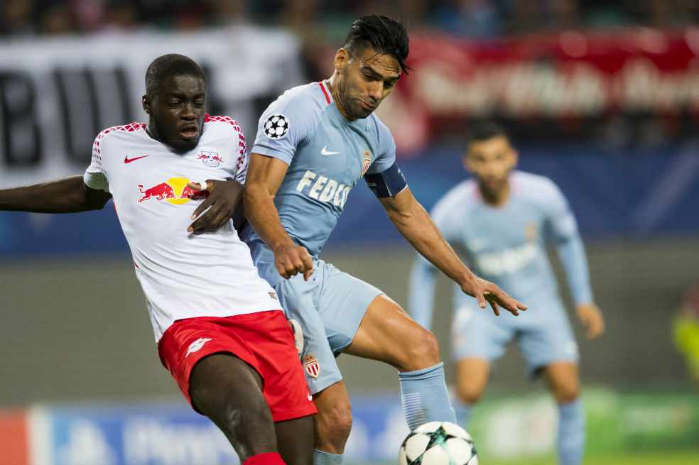 Falcao, 89 minutos en el empate entre Mónaco y Leipzig