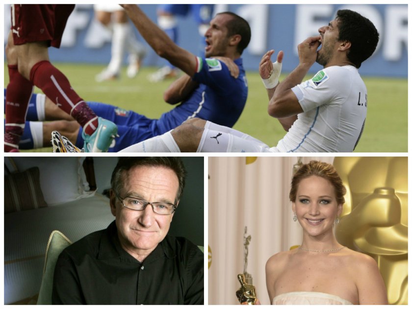 Mordisco de Luis Suárez y fotos íntimas de Jennifer Lawrence, lo más buscado en Google en 2014