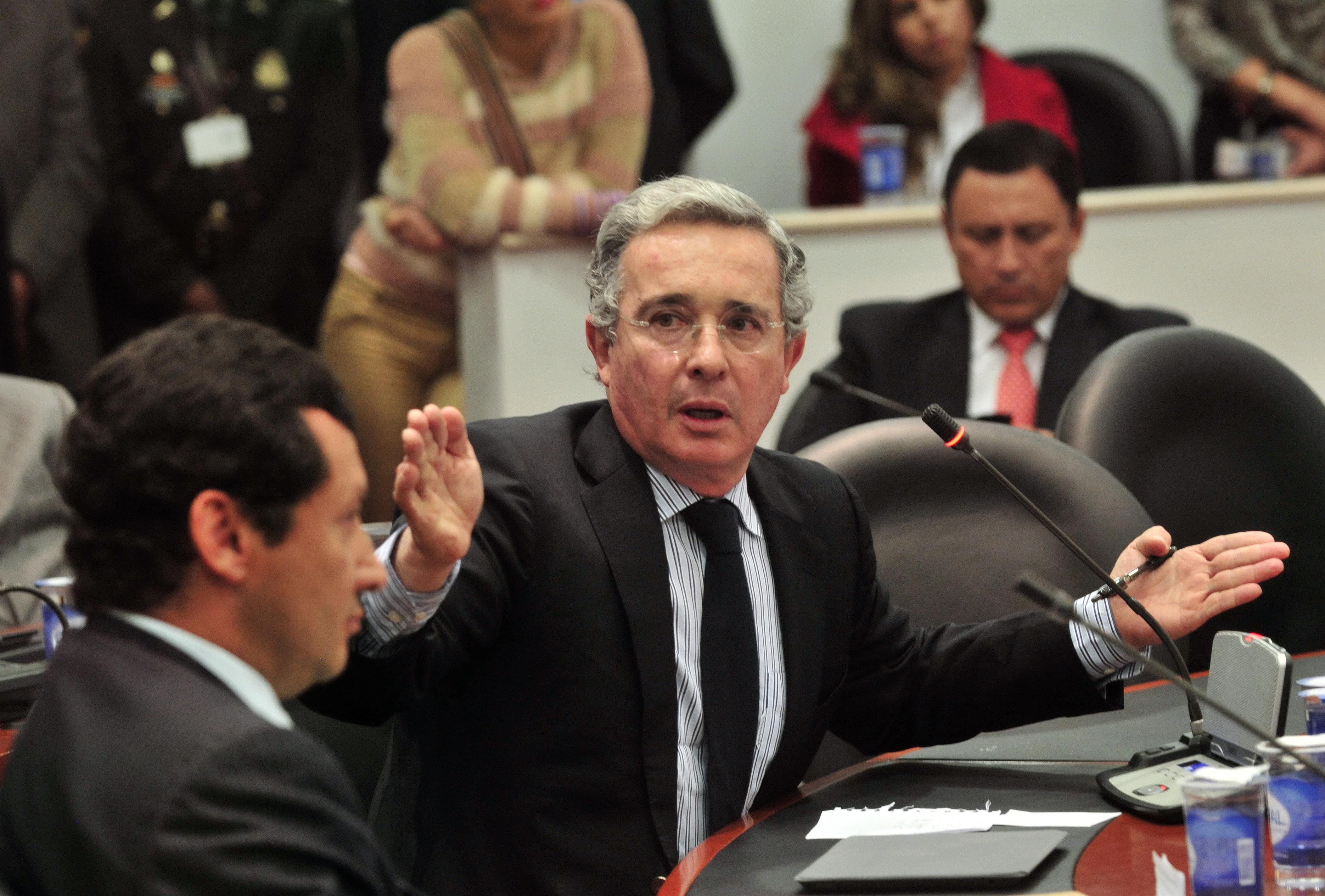 Así se expresó Álvaro Uribe en la Comisión de Acusación