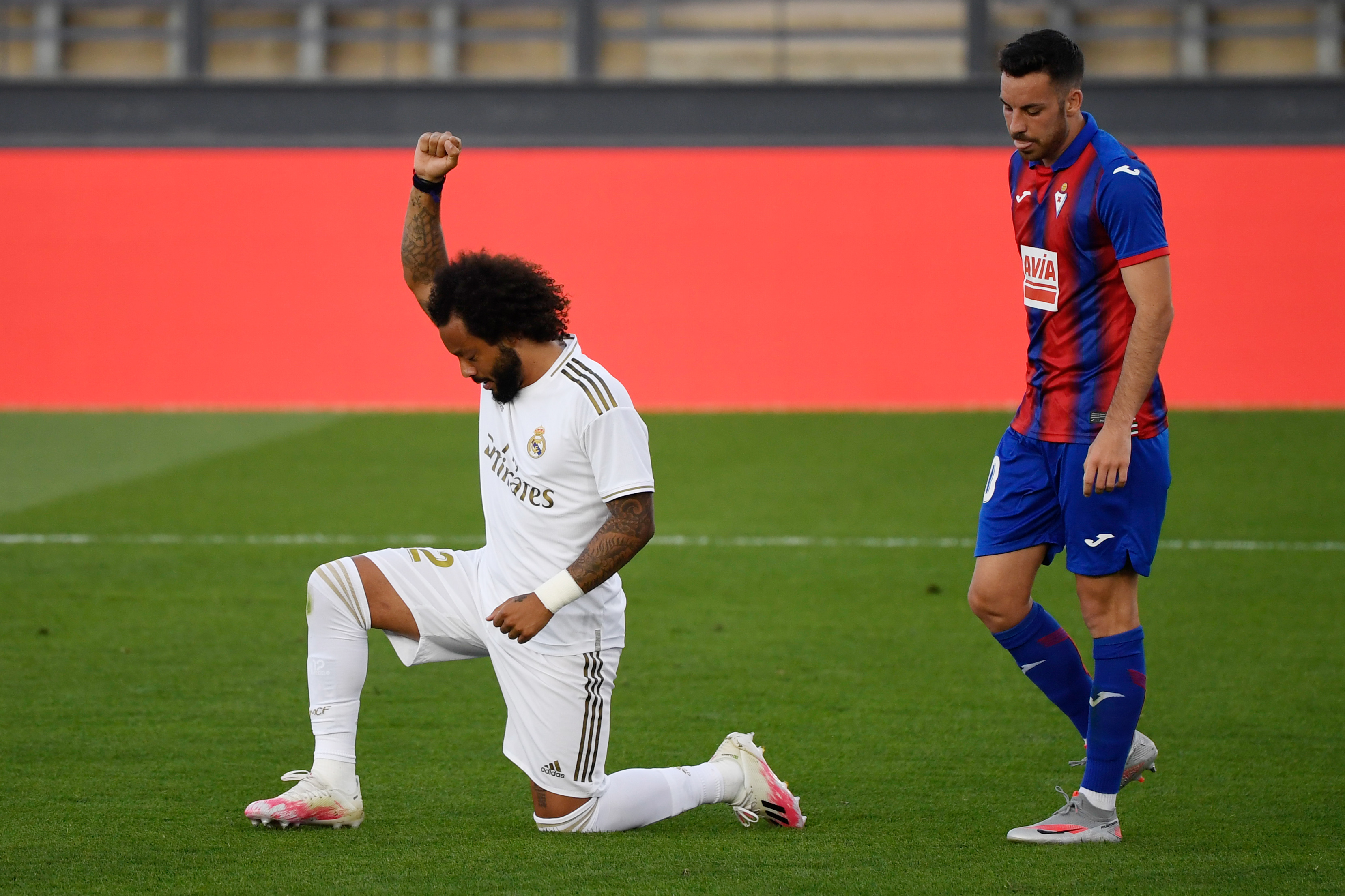 Marcelo y un gol para la lucha antirracista