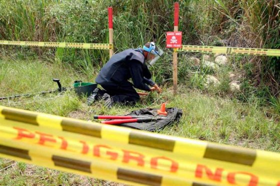 En el Orejón, vereda de Briceño (Antioquia) falleció un soldado profesional mientras desarrollaba labores de desminado / Foto: Archivo