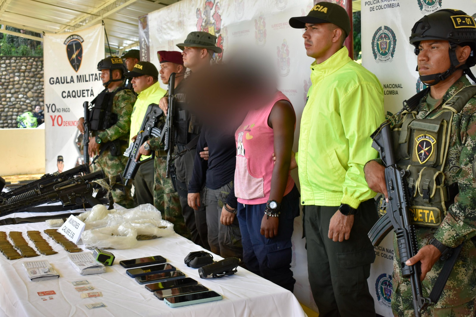 Capturan a disidentes FARC dedicados a extorsión y homicidios en Caquetá