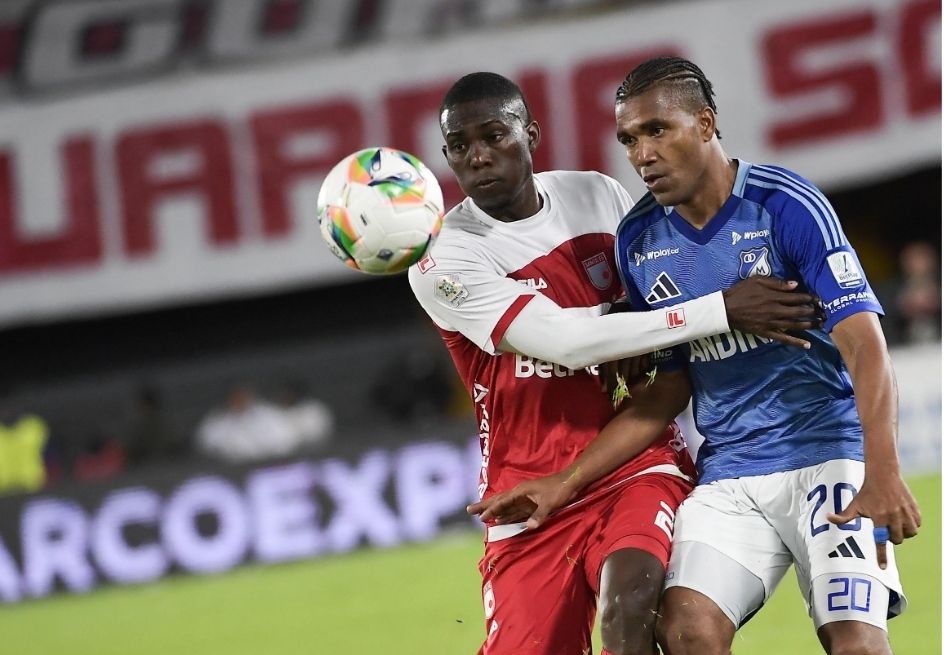 Sin goles ni espectáculo: Millonarios y Santa Fe empataron en la Liga BetPlay