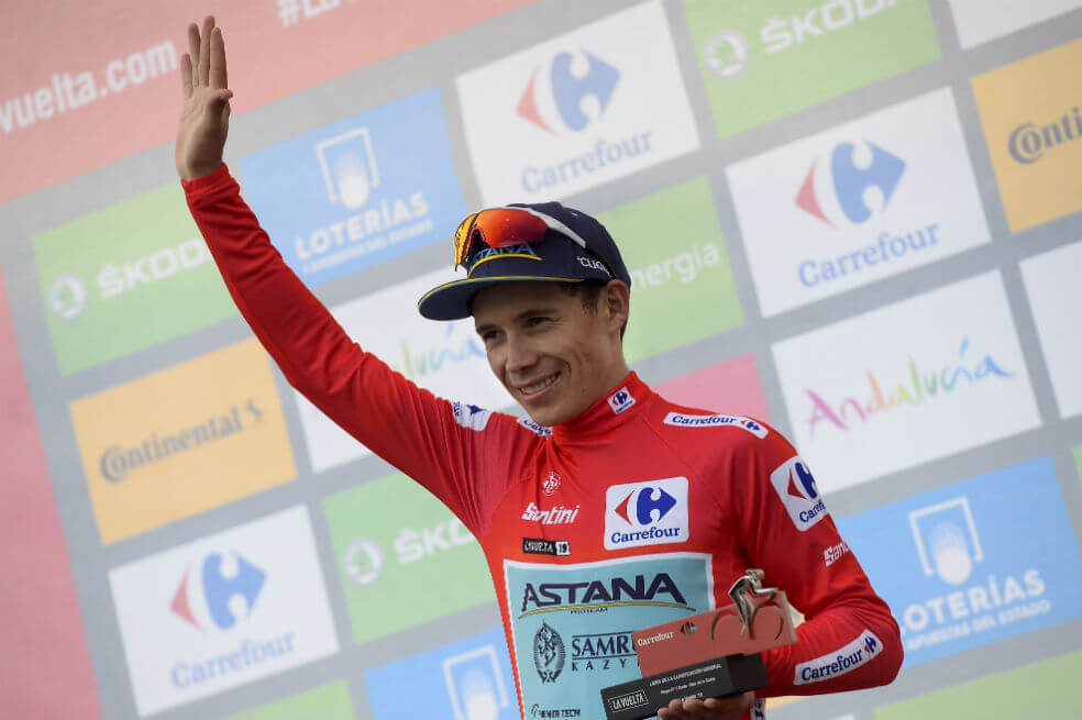Miguel Ángel López recuperó el liderato de la Vuelta a España