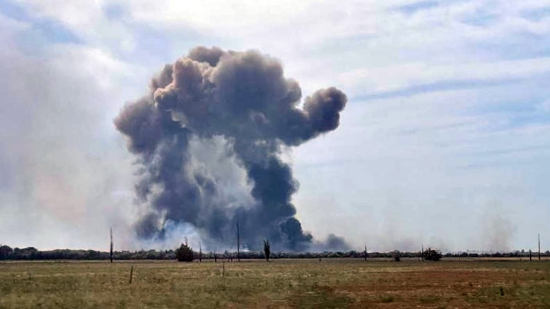 Explosión en depósito de armas ruso: Putin alega “sabotaje” de Estados Unidos