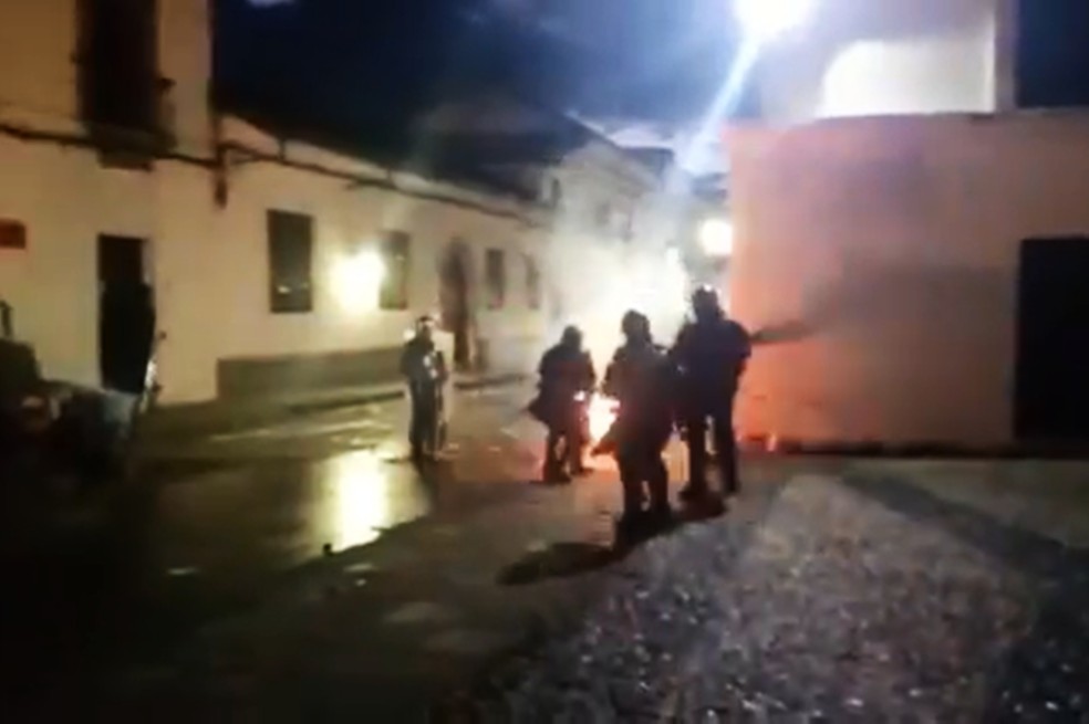 Marchas pacíficas en Popayán terminaron en disturbios