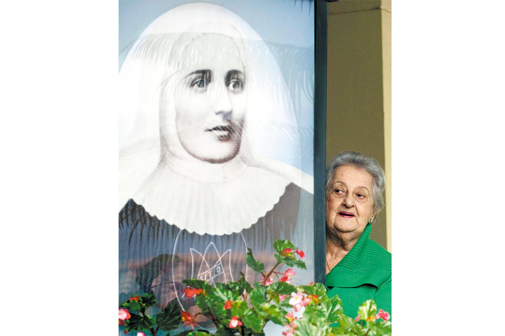 La barra de la Madre Laura en el Vaticano