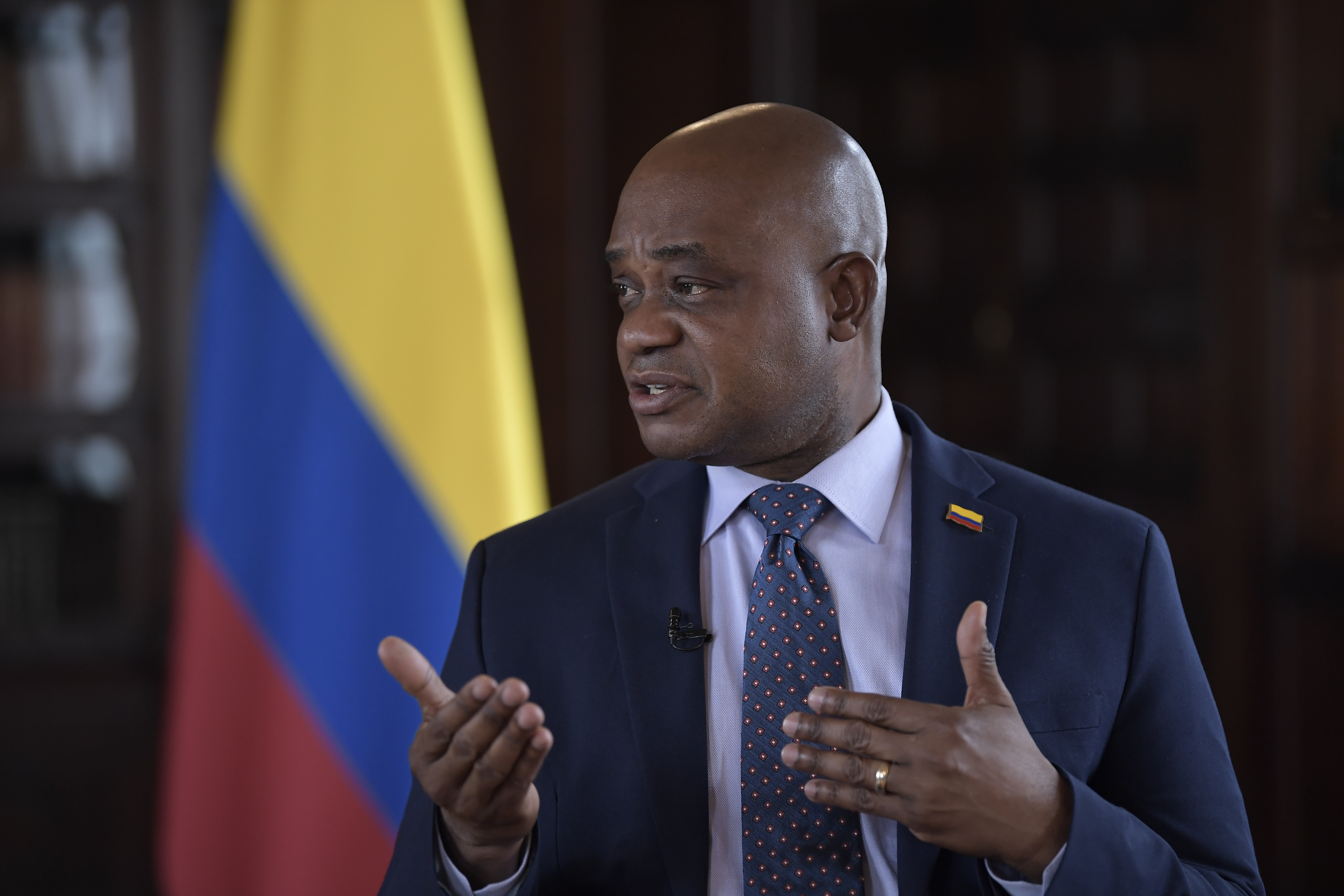 Canciller de Colombia, ministro de Relaciones Exteriores, en entrevista.