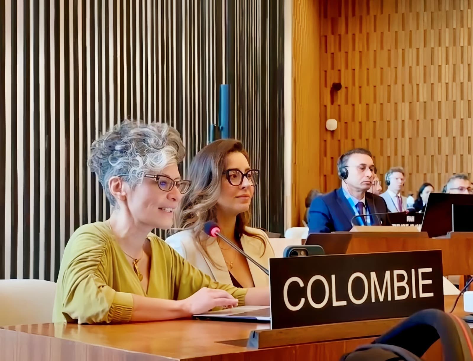 Saia Vergara Jaime (izq.), viceministra de los Patrimonios, las Memorias y la Gobernanza Cultural, encabezará la delegación colombiana de este Comité de la UNESCO.
