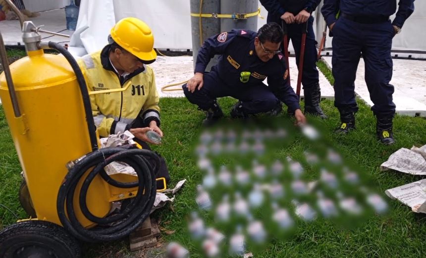 Incautación de aguardiente en el Simón Bolívar