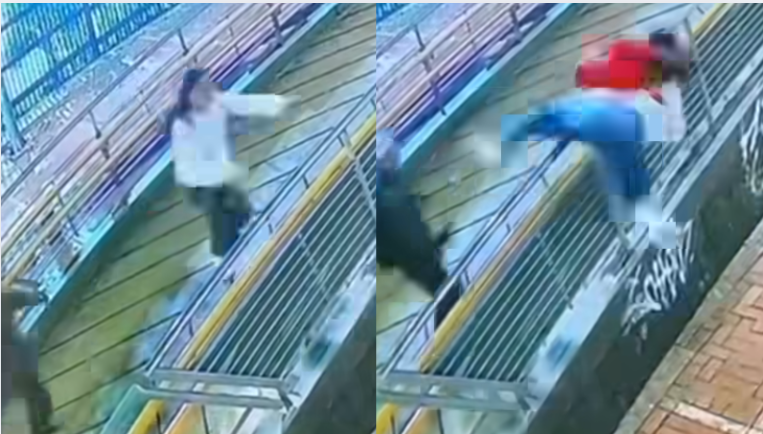 Apareció joven que saltó de un puente para escapar de un robo en Bogotá