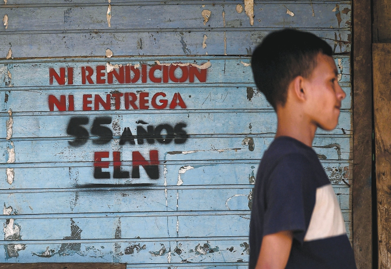 El frente Domingo Laín del Eln controla parte del piedemonte araucano.  / Jose Vargas