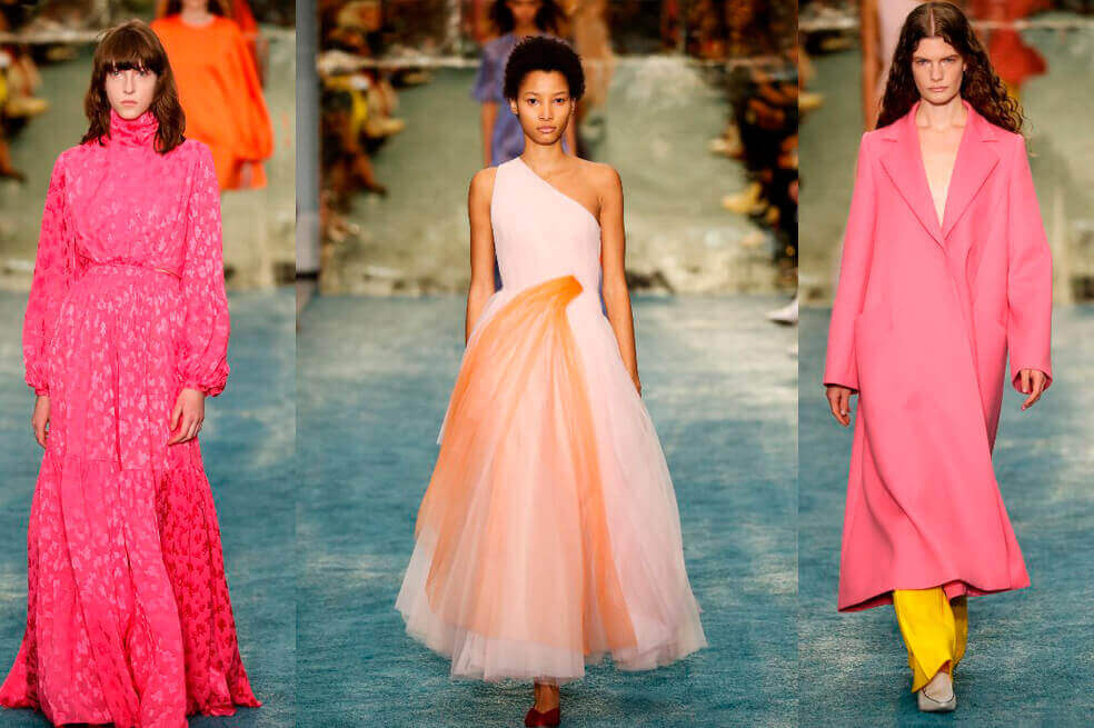 La feminidad de la pasarela de Oscar de la Renta en NYFW