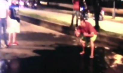 Hombre amenazó con prenderse fuego para evitar ser arrestado