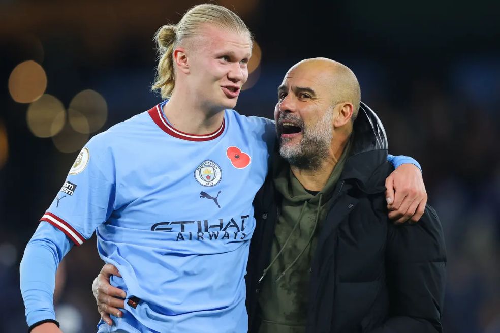 Erling Haaland habló sobre Guardiola: “Es el mejor entrenador del mundo”