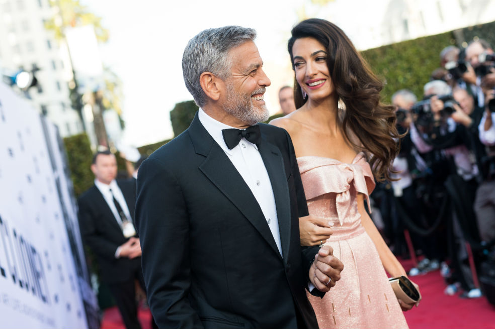 Emotivo discurso de Amal Alamuddin para George Clooney por premio AFI