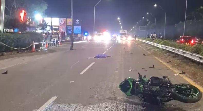 Tres muertos dejó accidente en la Vía al Mar durante piques ilegales en Cartagena