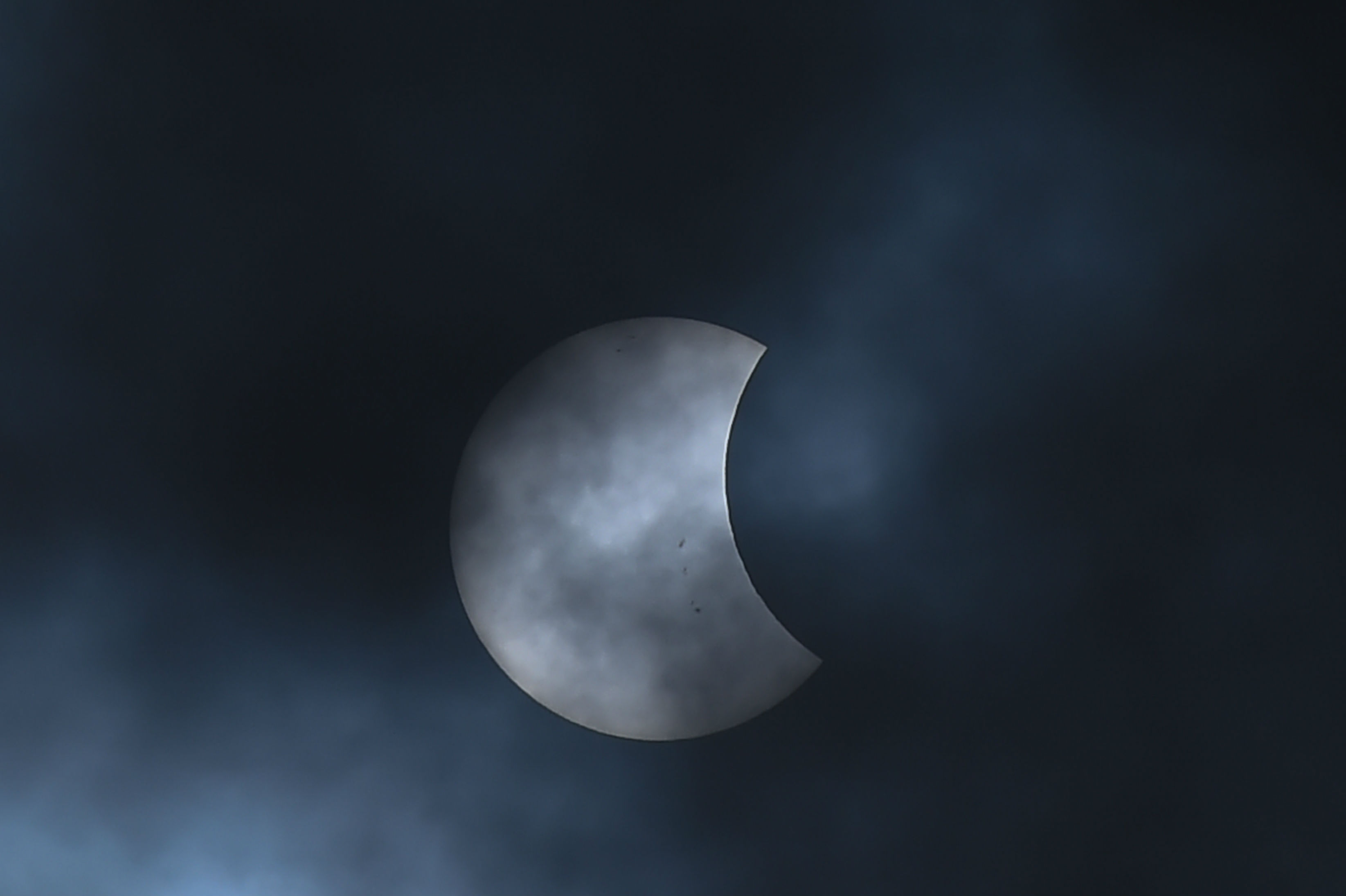 Fotos: Así vieron los colombianos el eclipse solar