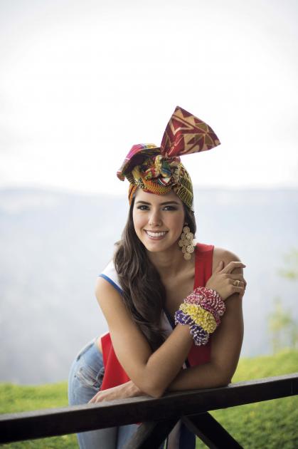 «A todas, no olviden gozarse esta experiencia» Paulina Vega, Señorita Colombia 2013