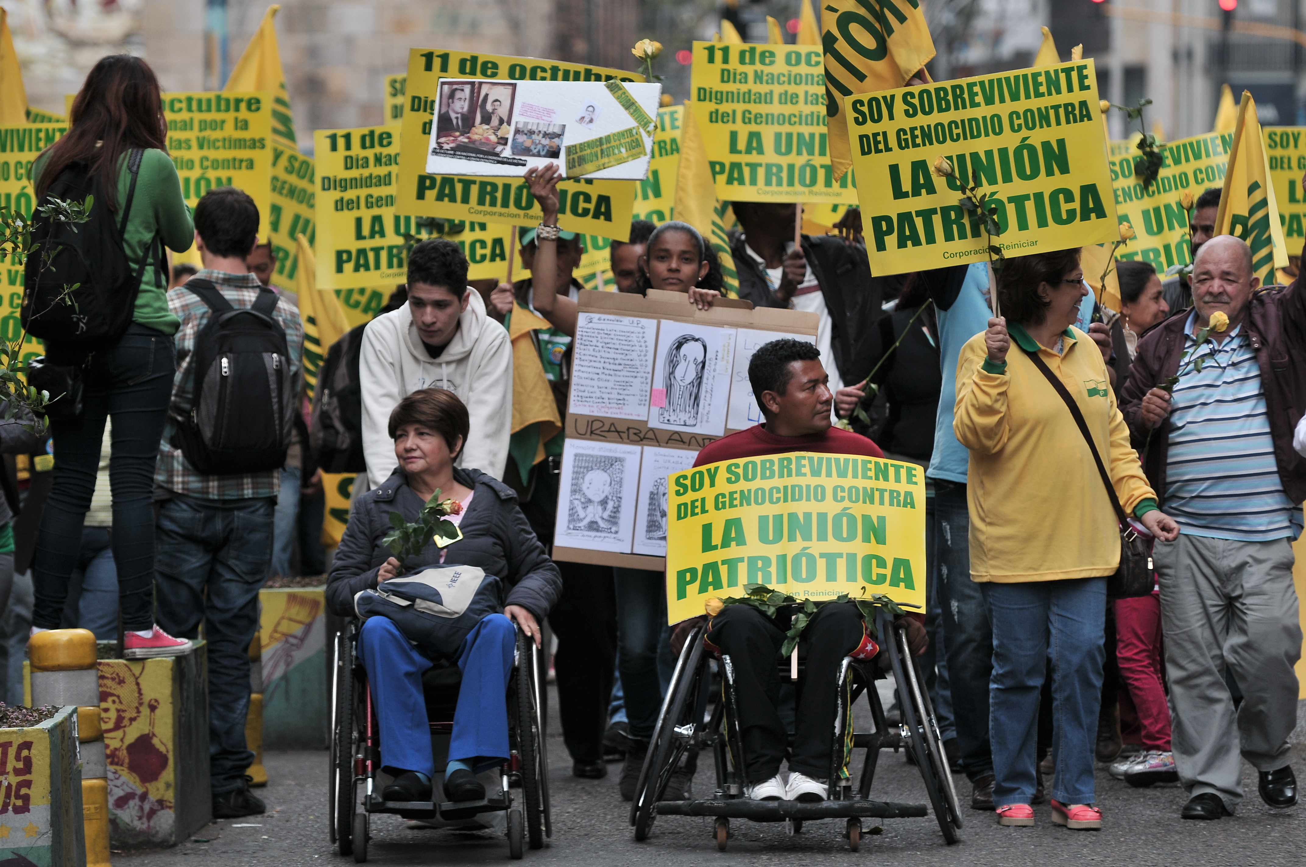 Marchas y movilizaciones por el día nacional por la dignidad de las víctimas del genocidio contra la Unión Patriótica