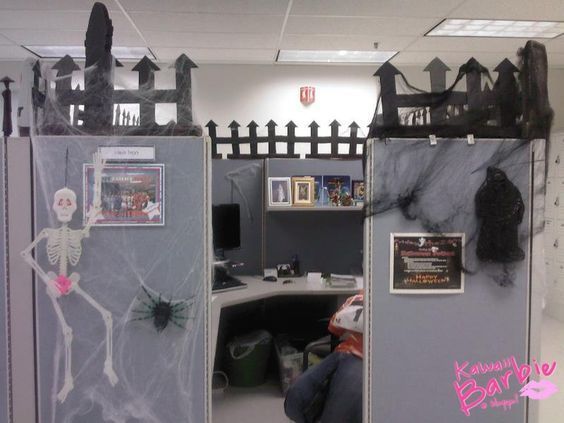 Decoración para la oficina de Halloween, especial para los cubículos de trabajo, utilízala para sacar a flote tu creatividad
