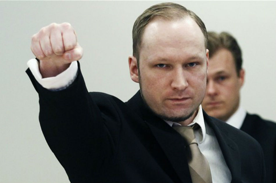 Autor de los atentados de Oslo, Anders Behring Breivik 