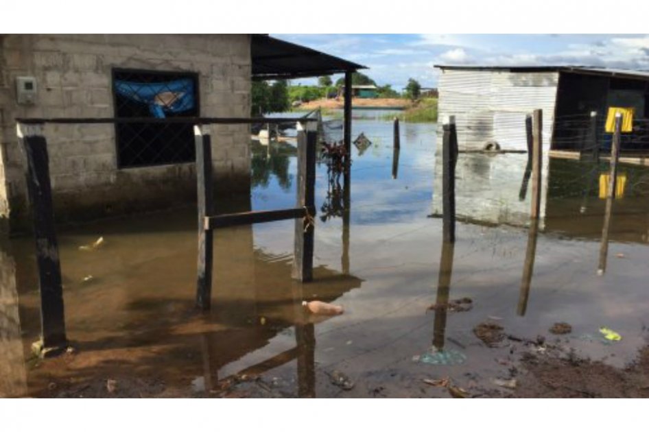 Unas 371 familias están damnificadas por inundaciones en Puerto Carreño, Vichada