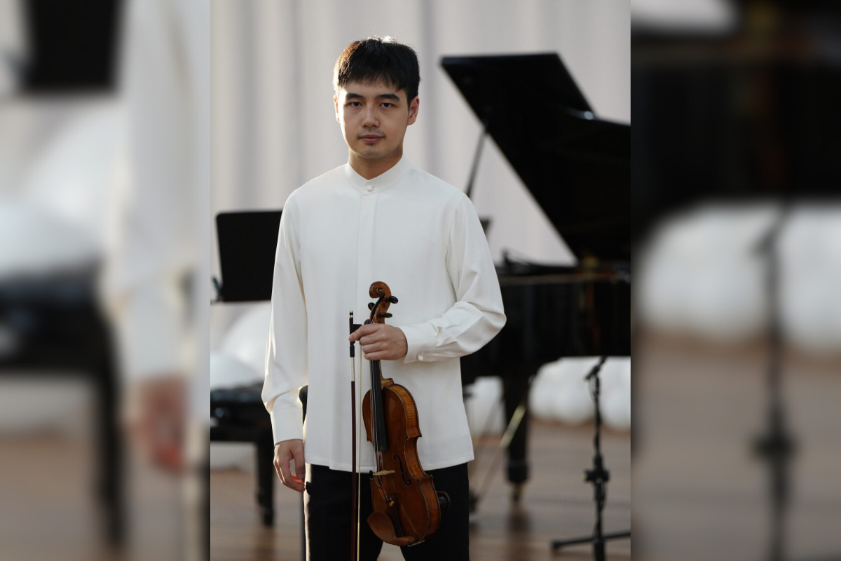 Ruifeng Lin, de China, ganó el primer lugar en el Concurso Internacional de Violín