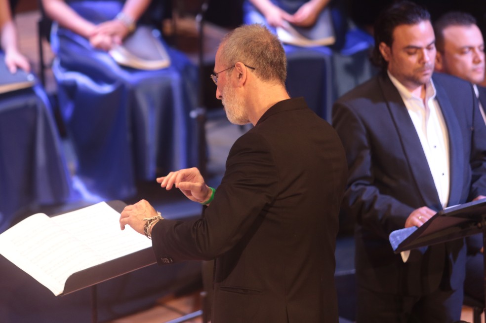 La soprano Sara Bermúdez estuvo en compañía de la Contralto Paola Leguizamón.
