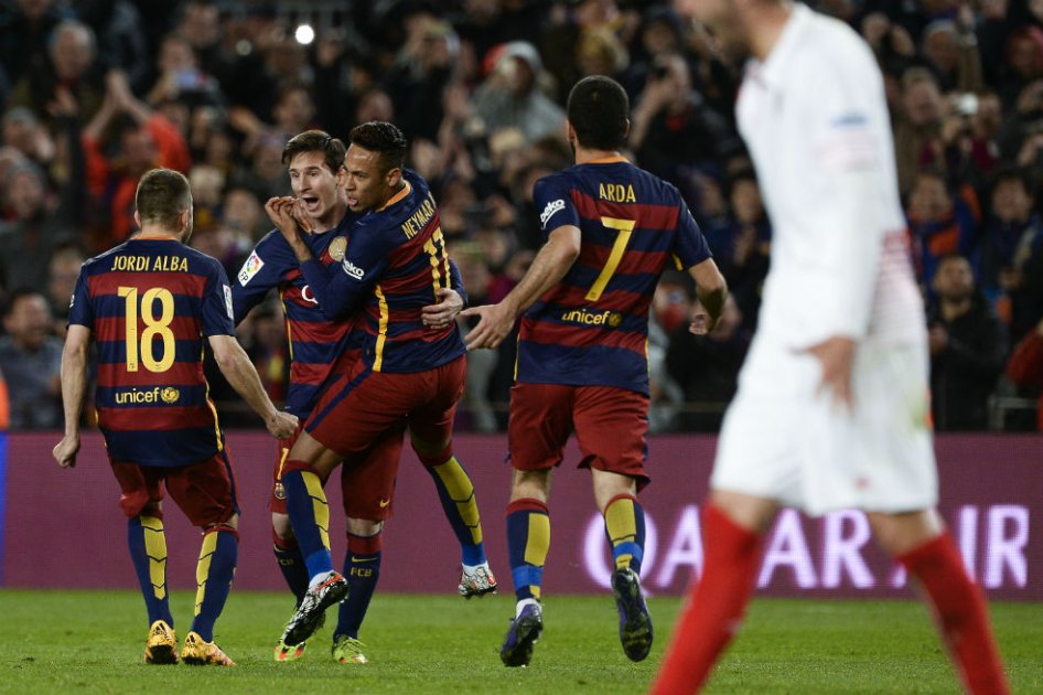 Barcelona sufrió pero venció al Sevilla en el Camp Nou