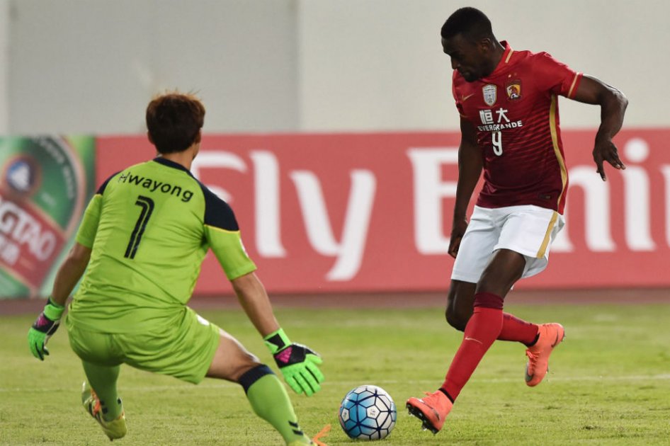 Jackson no marcó en su debut oficial con el Guangzhou Evergrande